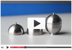 DECO德科微型球磨机专用高精度304不锈钢球磨碗展示